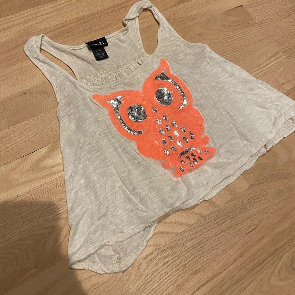 Owl tank top